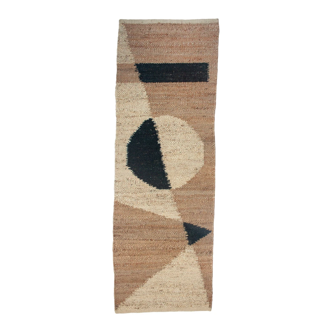 Leah Singh Margeaux Shapes Jute Runner Rug Home Goods Leah Singh Margeaux Shapes Jute Runner Rug Home Goods
