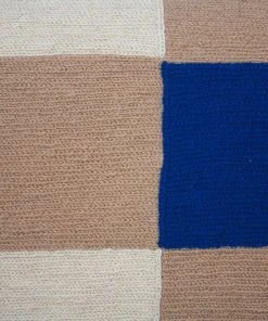 Leah Singh Marianne Wool Lumbar Pillow Cover - Blue Home Goods