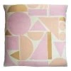 Leah Singh Melanie Wool Floor Pillow Cover - Pink + Blush