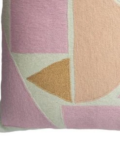 Leah Singh Melanie Wool Floor Pillow Cover - Pink + Blush 2 Leah Singh Melanie Wool Floor Pillow Cover - Pink + Blush