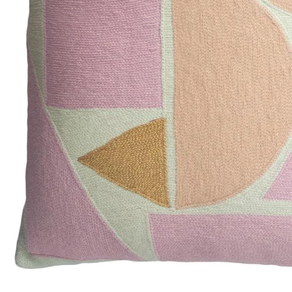 Leah Singh Melanie Wool Floor Pillow Cover - Pink + Blush Leah Singh Melanie Wool Floor Pillow Cover - Pink + Blush