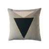 Leah Singh Midnight Jewel Wool Throw Pillow Cover - Gray Home Goods