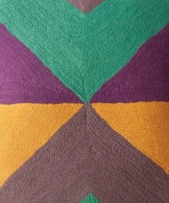 Leah Singh Zimbabwe West Summer Wool Throw Pillow Cover