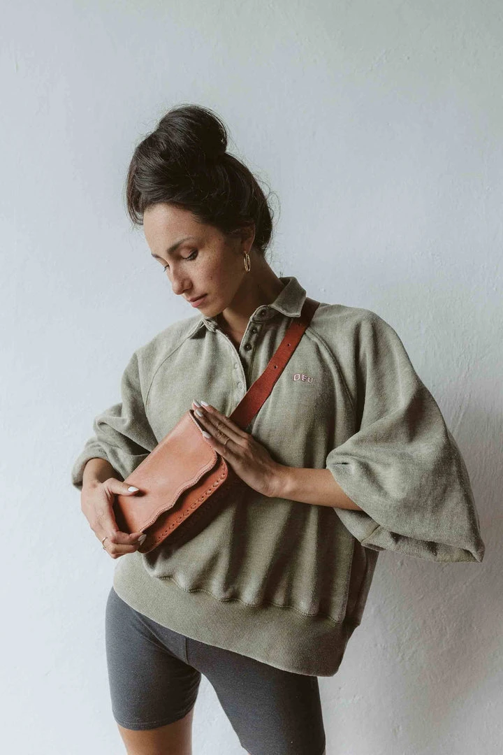 Purse & Clutch Leather Belt Bag - Russet Brown Purse & Clutch Leather Belt Bag - Russet Brown