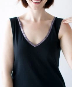 Leena & Lu BIPOC Owned Pima Long Dress - Black