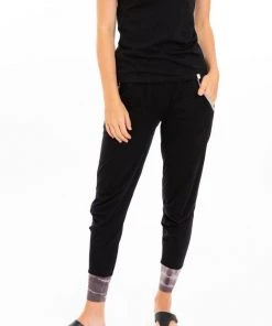 Leena & Lu Best Sellers Pima Jogger - Black