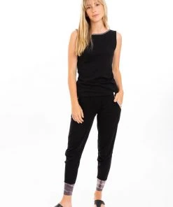 Leena & Lu Best Sellers Pima Jogger - Black