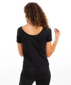 Leena & Lu Pima Short Sleeve Tee - Black BIPOC Owned 3 Leena & Lu Pima Short Sleeve Tee - Black BIPOC Owned