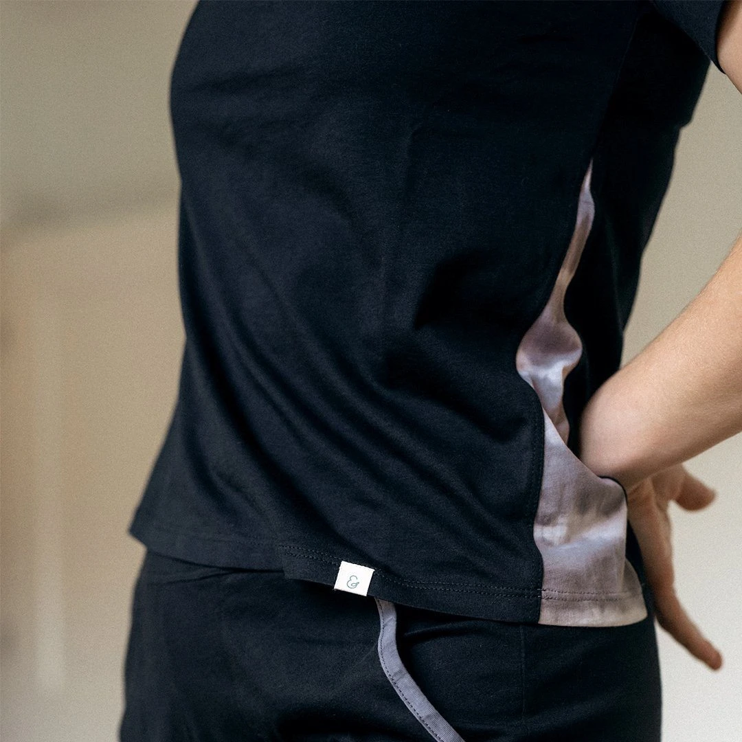 Leena & Lu Pima Short Sleeve Tee - Black BIPOC Owned Leena & Lu Pima Short Sleeve Tee - Black BIPOC Owned