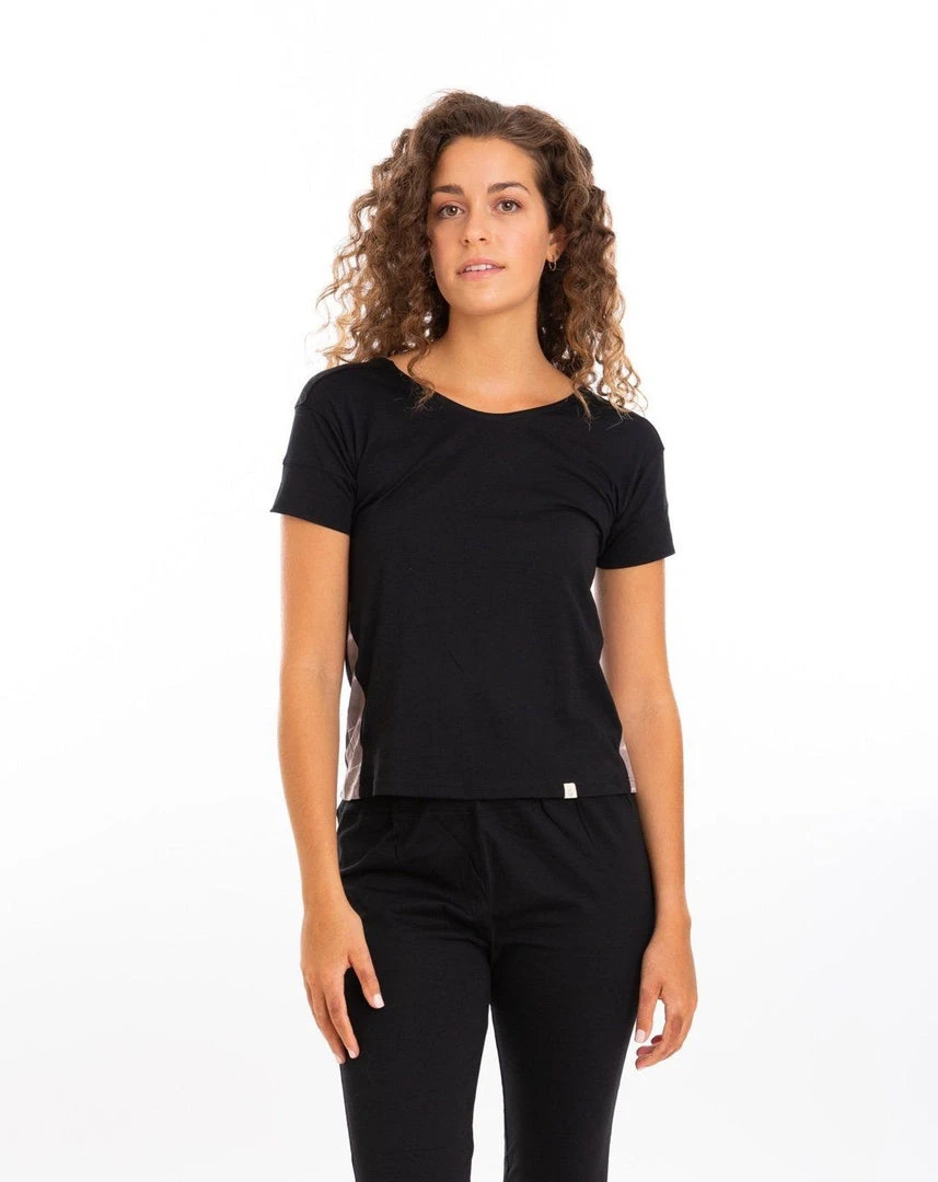 Leena & Lu Pima Short Sleeve Tee - Black BIPOC Owned Leena & Lu Pima Short Sleeve Tee - Black BIPOC Owned