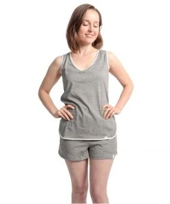 Leena & Lu Pima Tank And Short Pajama Set New Arrivals