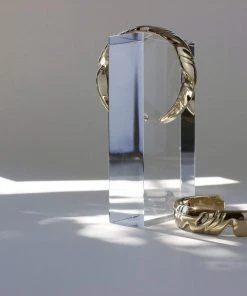 L.Greenwalt Jewelry Abstract Monstera Cuff