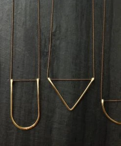 L.Greenwalt Jewelry Layering Shapes Necklace