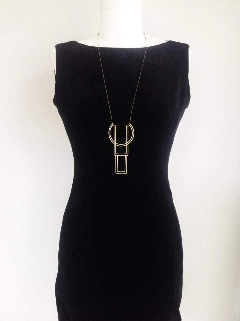 L.Greenwalt Jewelry Full Deco Necklace - Large Best Sellers L.Greenwalt Jewelry Full Deco Necklace - Large Best Sellers