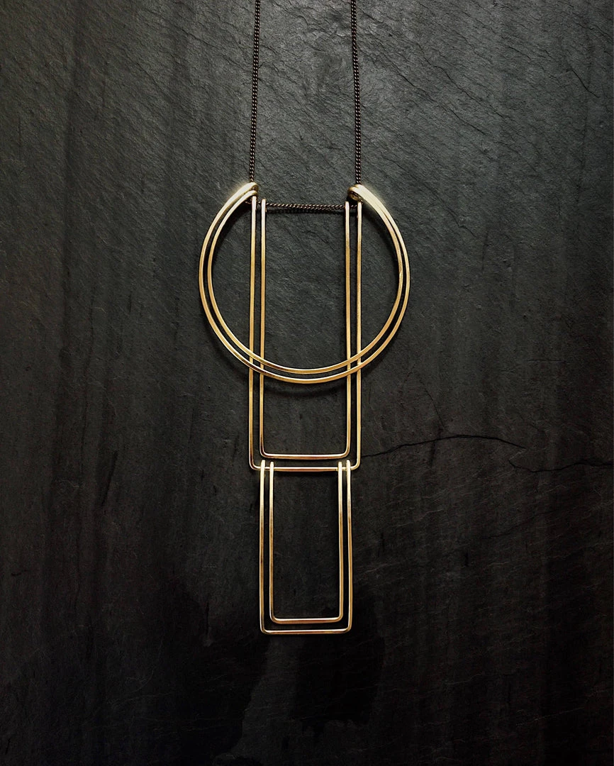 L.Greenwalt Jewelry Full Deco Necklace - Large Best Sellers L.Greenwalt Jewelry Full Deco Necklace - Large Best Sellers