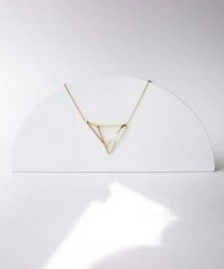 L.Greenwalt Jewelry Acute Triangle Necklace 5 L.Greenwalt Jewelry Acute Triangle Necklace