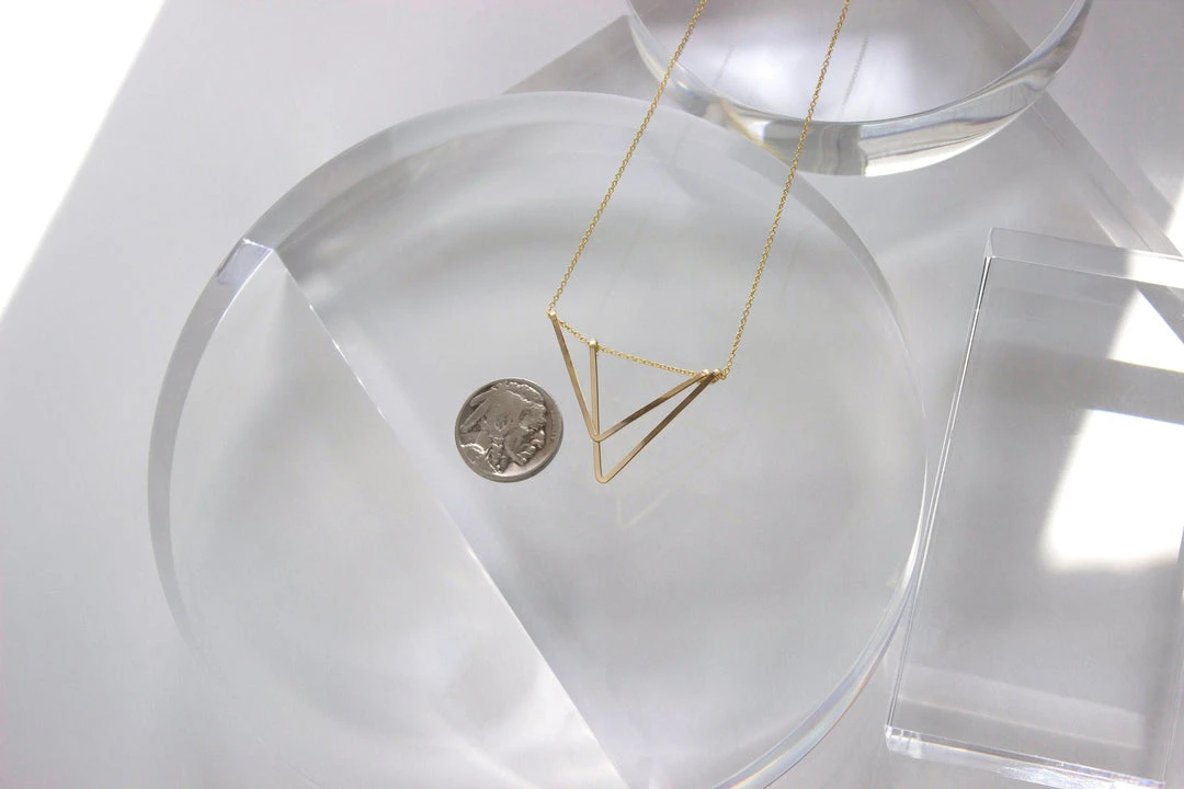 L.Greenwalt Jewelry Acute Triangle Necklace L.Greenwalt Jewelry Acute Triangle Necklace