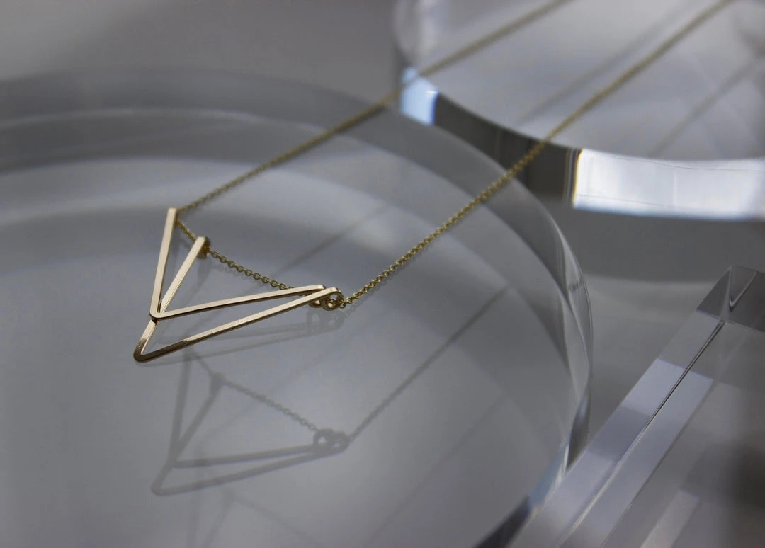 L.Greenwalt Jewelry Acute Triangle Necklace L.Greenwalt Jewelry Acute Triangle Necklace