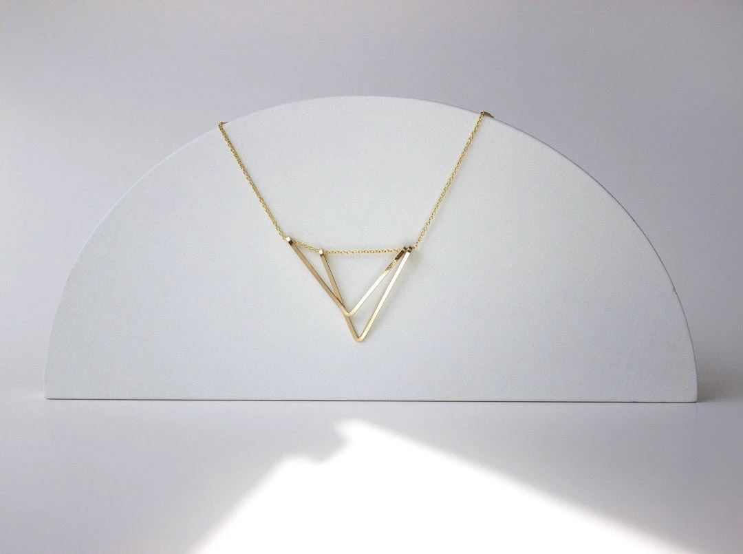 L.Greenwalt Jewelry Acute Triangle Necklace L.Greenwalt Jewelry Acute Triangle Necklace