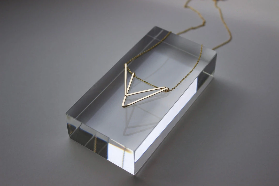 L.Greenwalt Jewelry Acute Triangle Necklace L.Greenwalt Jewelry Acute Triangle Necklace