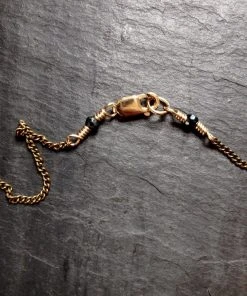 L.Greenwalt Jewelry Handcrafted Crescent Cascade Necklace