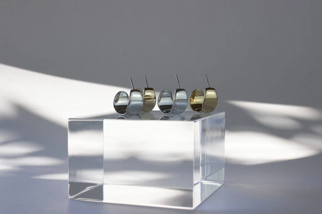 L.Greenwalt Jewelry Euphorbia Hoop Earrings L.Greenwalt Jewelry Euphorbia Hoop Earrings