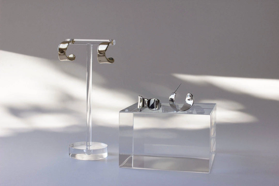 L.Greenwalt Jewelry Euphorbia Hoop Earrings L.Greenwalt Jewelry Euphorbia Hoop Earrings