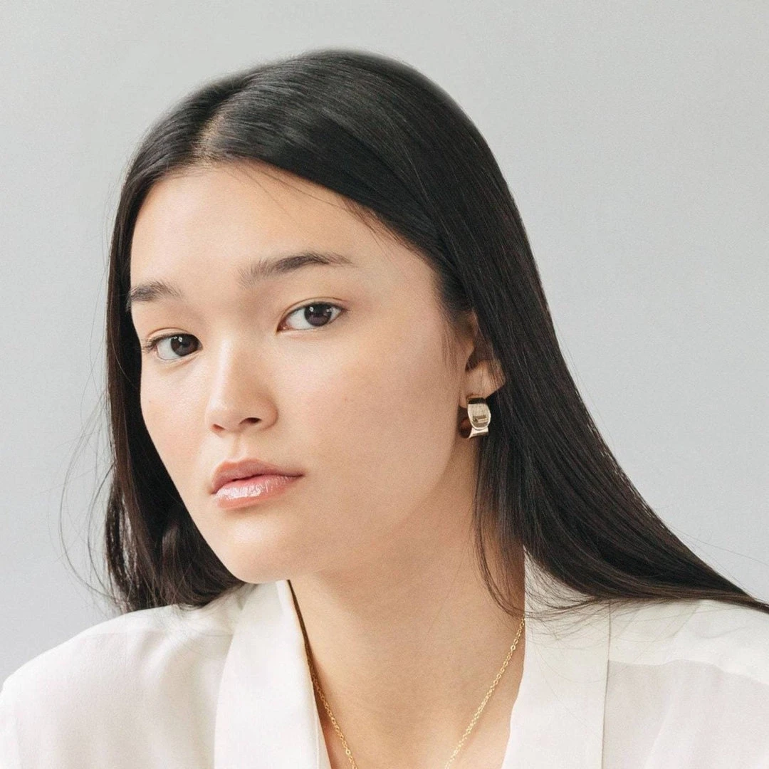 L.Greenwalt Jewelry Euphorbia Hoop Earrings L.Greenwalt Jewelry Euphorbia Hoop Earrings