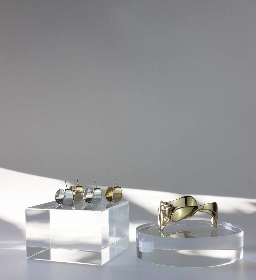 L.Greenwalt Jewelry Euphorbia Hoop Earrings L.Greenwalt Jewelry Euphorbia Hoop Earrings