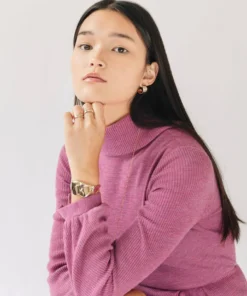 L.Greenwalt Jewelry Euphorbia Hoop Earrings 9 L.Greenwalt Jewelry Euphorbia Hoop Earrings