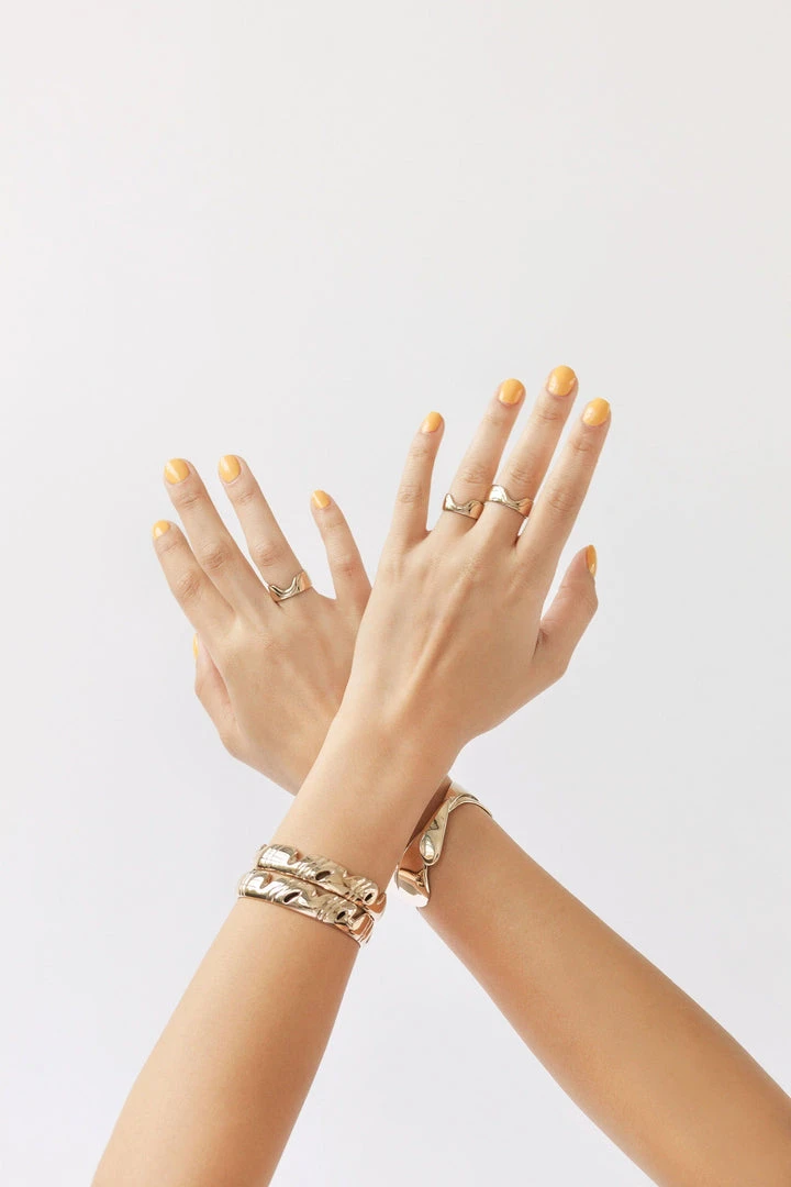 L.Greenwalt Jewelry Special Occasion Monstera Gap Ring L.Greenwalt Jewelry Special Occasion Monstera Gap Ring