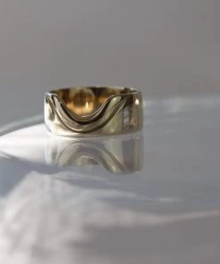 L.Greenwalt Jewelry Special Occasion Monstera Gap Ring 6 L.Greenwalt Jewelry Special Occasion Monstera Gap Ring