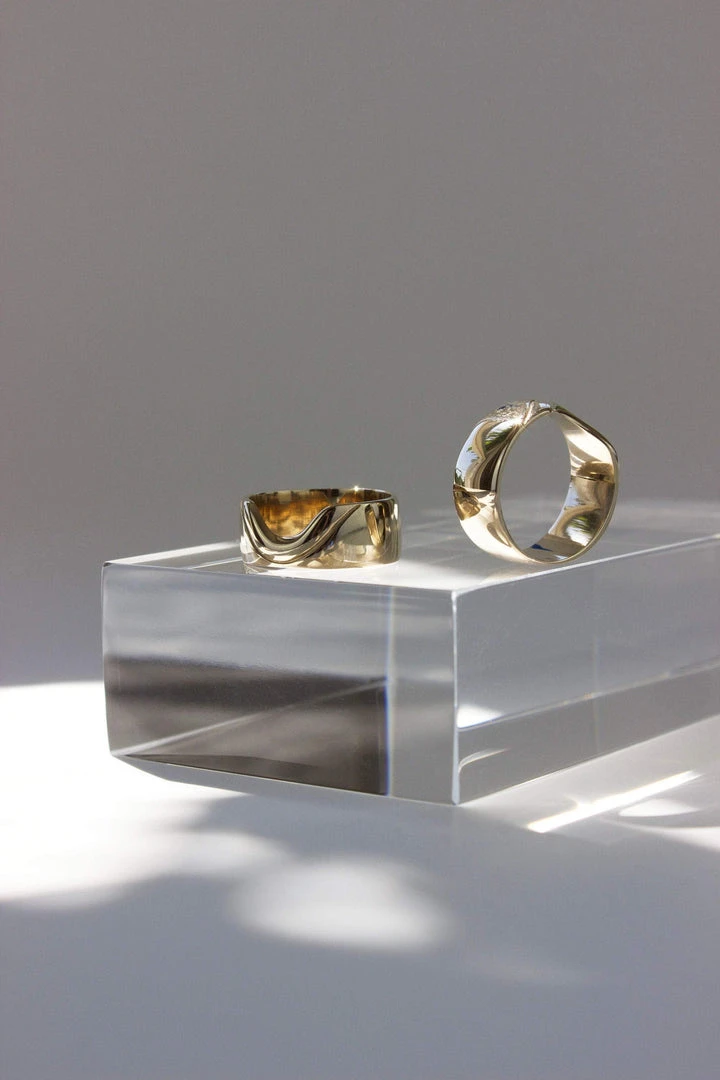 L.Greenwalt Jewelry Special Occasion Monstera Gap Ring L.Greenwalt Jewelry Special Occasion Monstera Gap Ring