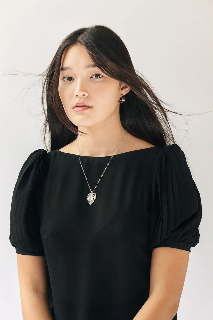 L.Greenwalt Jewelry Best Sellers Monstera Necklace L.Greenwalt Jewelry Best Sellers Monstera Necklace