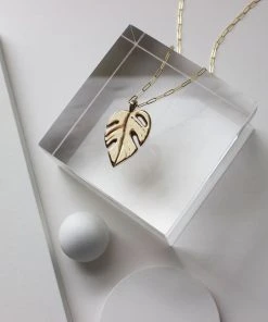 L.Greenwalt Jewelry Best Sellers Monstera Necklace 5 L.Greenwalt Jewelry Best Sellers Monstera Necklace
