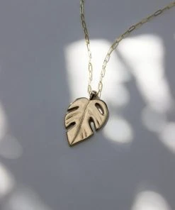 L.Greenwalt Jewelry Best Sellers Monstera Necklace 6 L.Greenwalt Jewelry Best Sellers Monstera Necklace