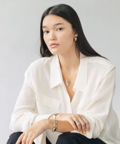 L.Greenwalt Jewelry Best Sellers Monstera Necklace 2 L.Greenwalt Jewelry Best Sellers Monstera Necklace