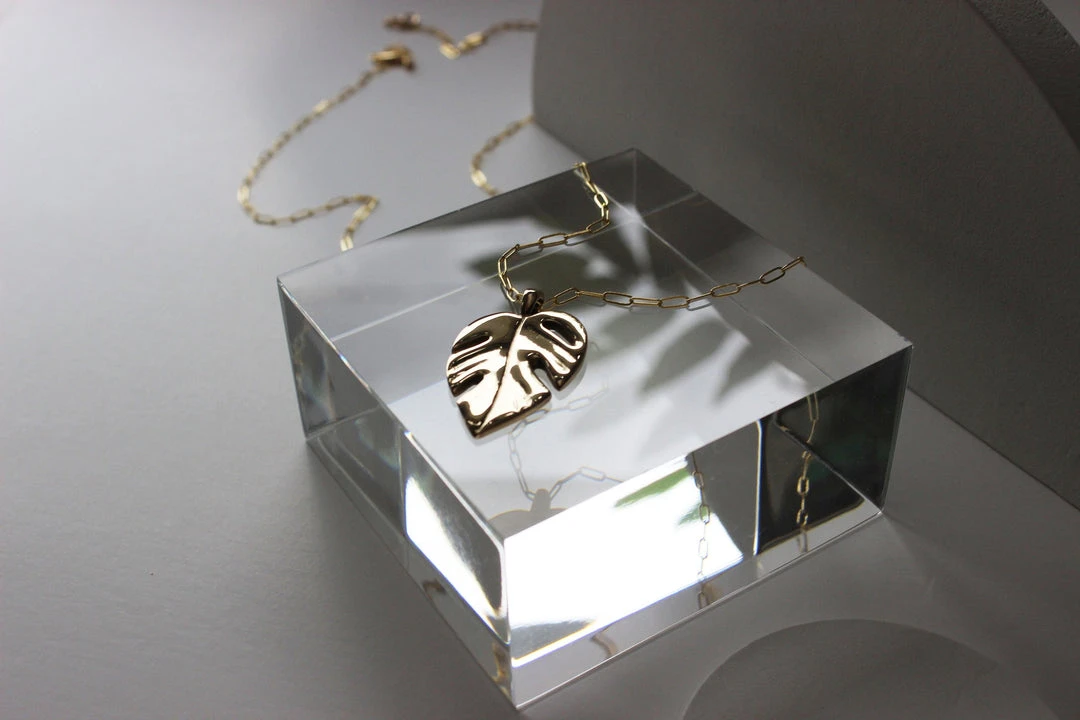 L.Greenwalt Jewelry Best Sellers Monstera Necklace L.Greenwalt Jewelry Best Sellers Monstera Necklace