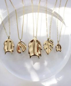 L.Greenwalt Jewelry Best Sellers Monstera Necklace 9 L.Greenwalt Jewelry Best Sellers Monstera Necklace