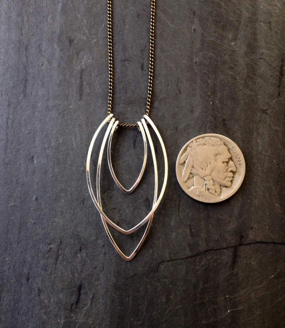 L.Greenwalt Jewelry Flame Necklace - Small L.Greenwalt Jewelry Flame Necklace - Small