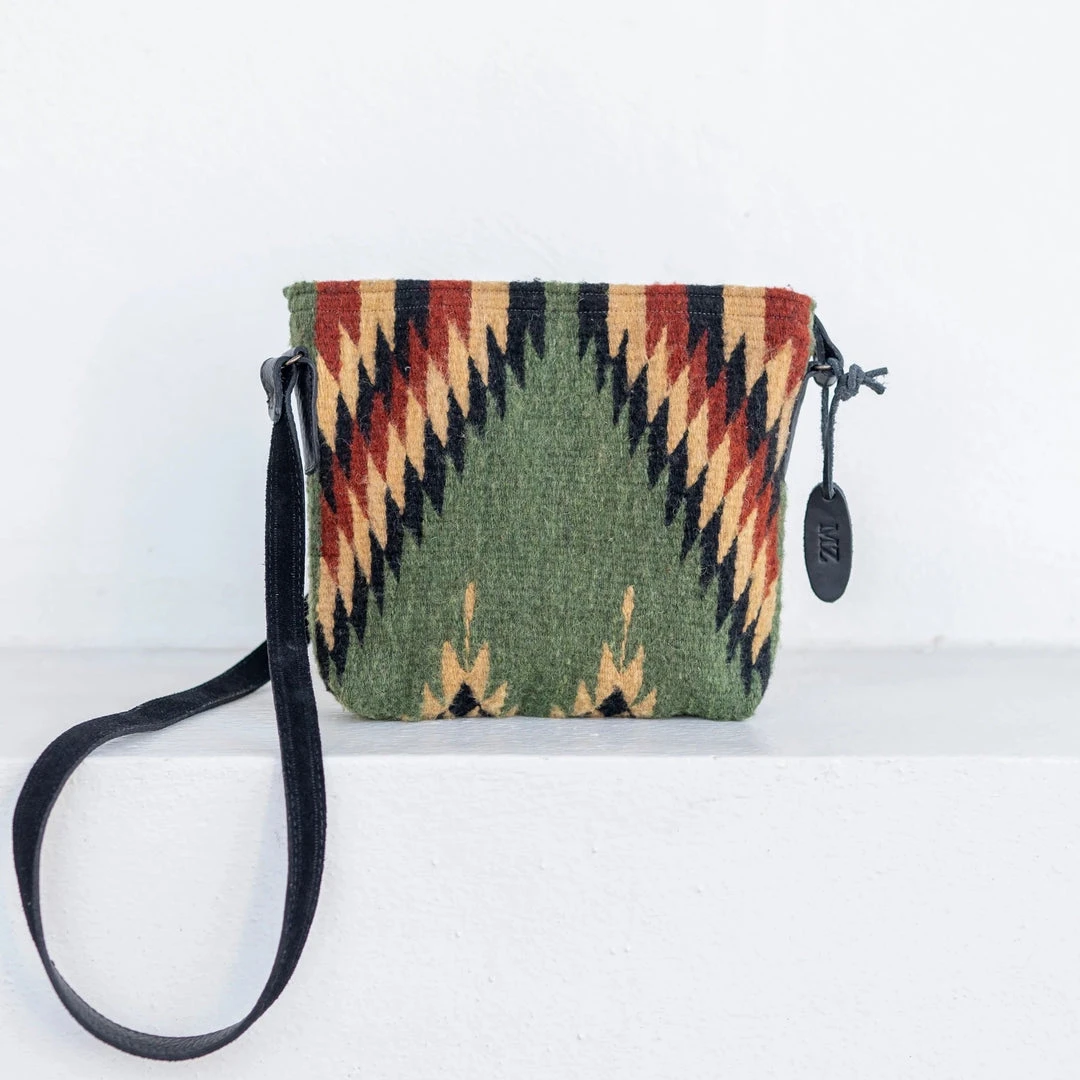 MZ Fair Trade Lightning + Pine Wool Crossbody Bag Accessories MZ Fair Trade Lightning + Pine Wool Crossbody Bag Accessories