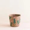 LIKHÂ Home Goods Cactus Embroidery Basket