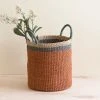 LIKHÂ Coral Floor Basket With Handles