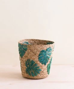 LIKHÂ Monstera Soft Planter Basket Home Goods