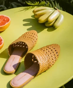 Salt & Umber Best Sellers Lily Mule - Mustard 6 Salt & Umber Best Sellers Lily Mule - Mustard