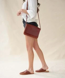 Nisolo Lima Slip On Mule - Brandy