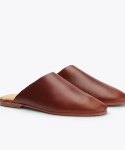 Nisolo Lima Slip On Mule - Brandy
