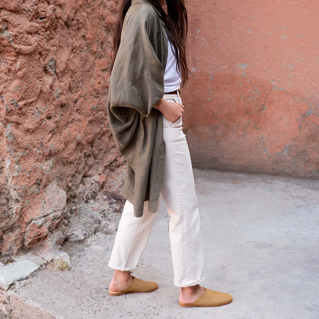 Nisolo Lima Slip On Mule -Sand Nisolo Lima Slip On Mule -Sand