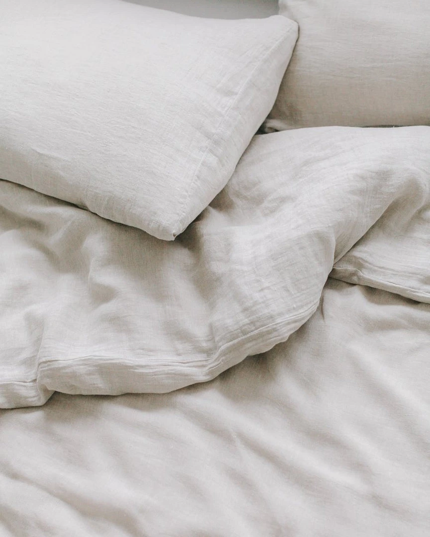 Creative Women Home Goods Natural Chambray Linen Duvet Cover Set Creative Women Home Goods Natural Chambray Linen Duvet Cover Set