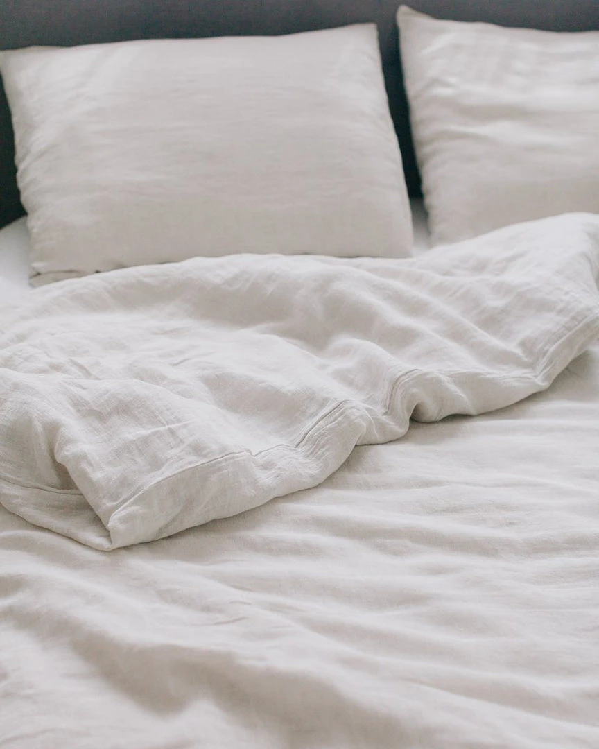 Creative Women Home Goods Natural Chambray Linen Duvet Cover Set Creative Women Home Goods Natural Chambray Linen Duvet Cover Set